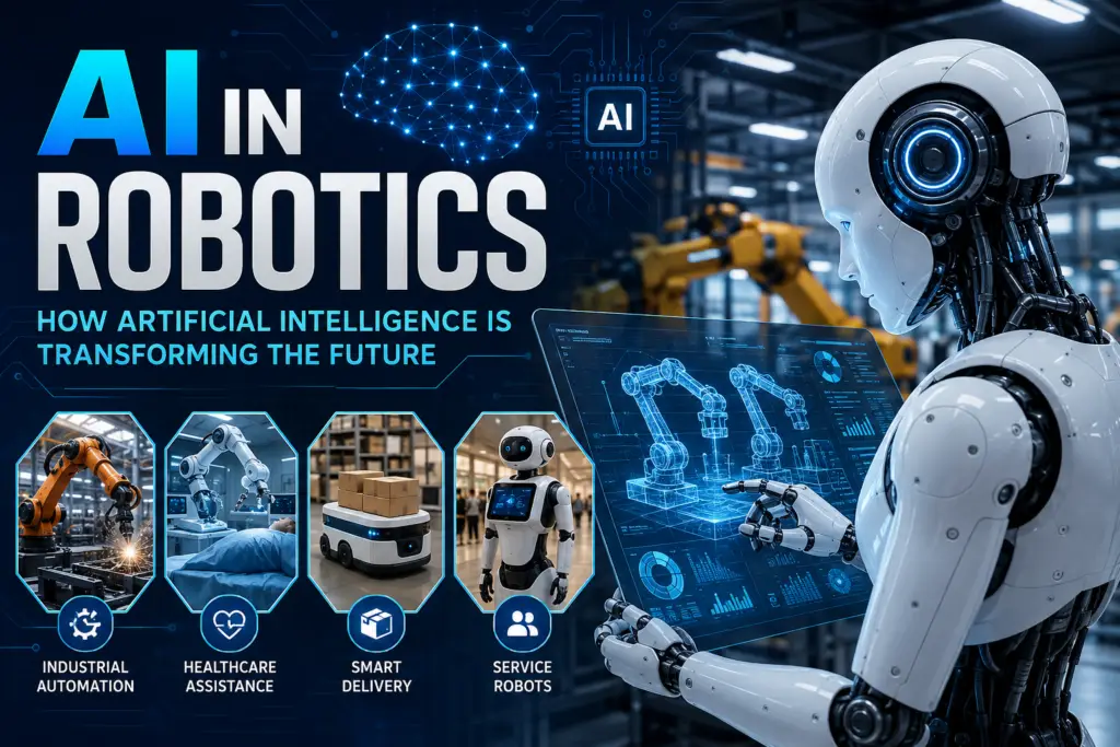 AI-powered robotic concept